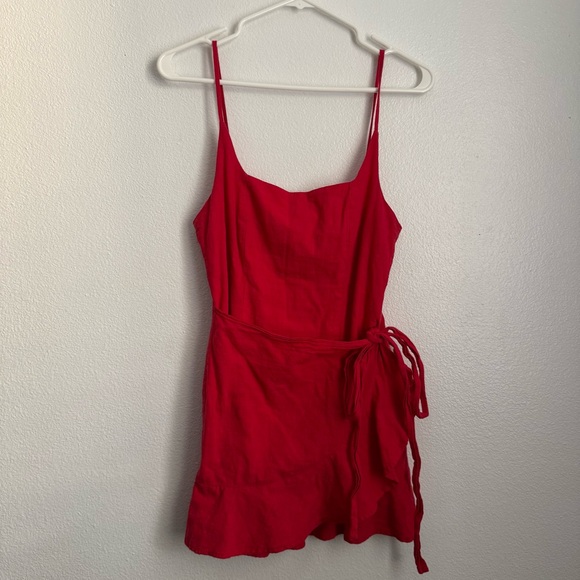 Princess Polly Love Lane Red Mini Dress - Picture 2 of 6